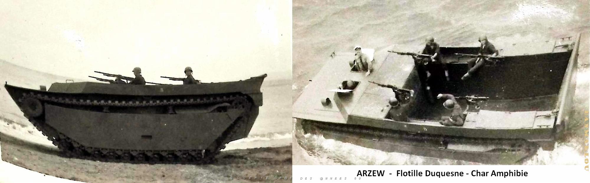 Arzew - Flotille Duquesne - Char amphibie .jpg